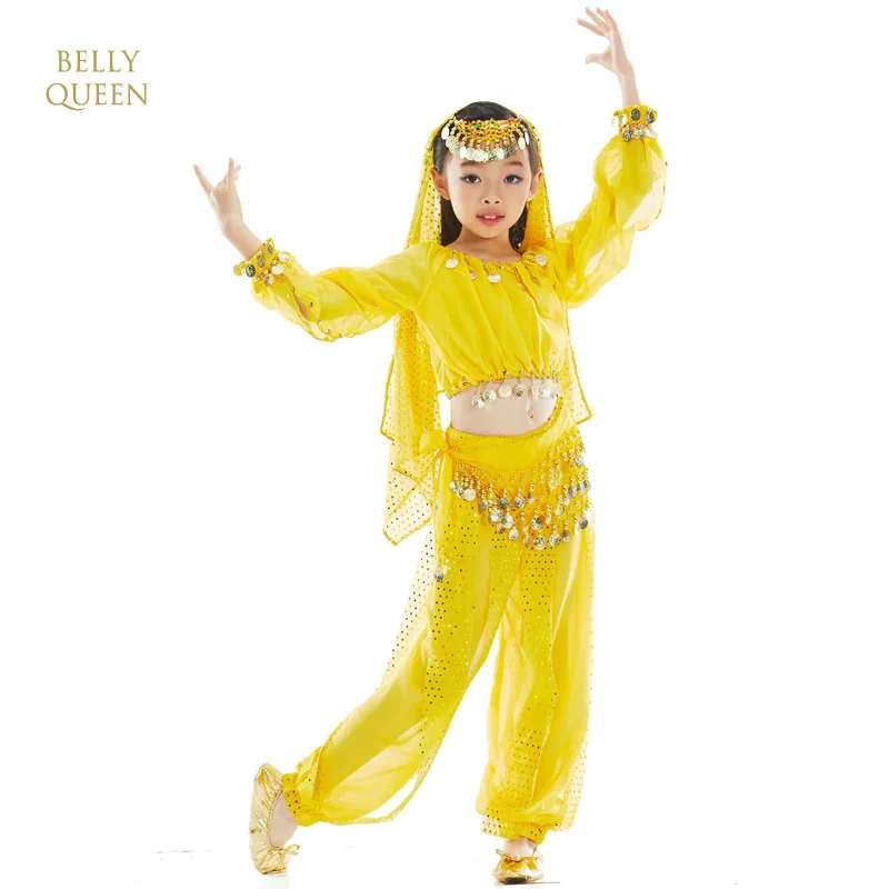 Детский костюм для танца живота комплект из 6 предметов девочек|belly dance costume set|kids