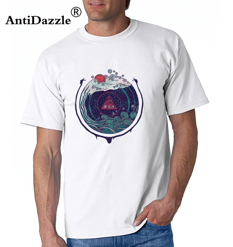Antidazzle популярная Высококачественная водная Мужская футболка с коротким рукавом
