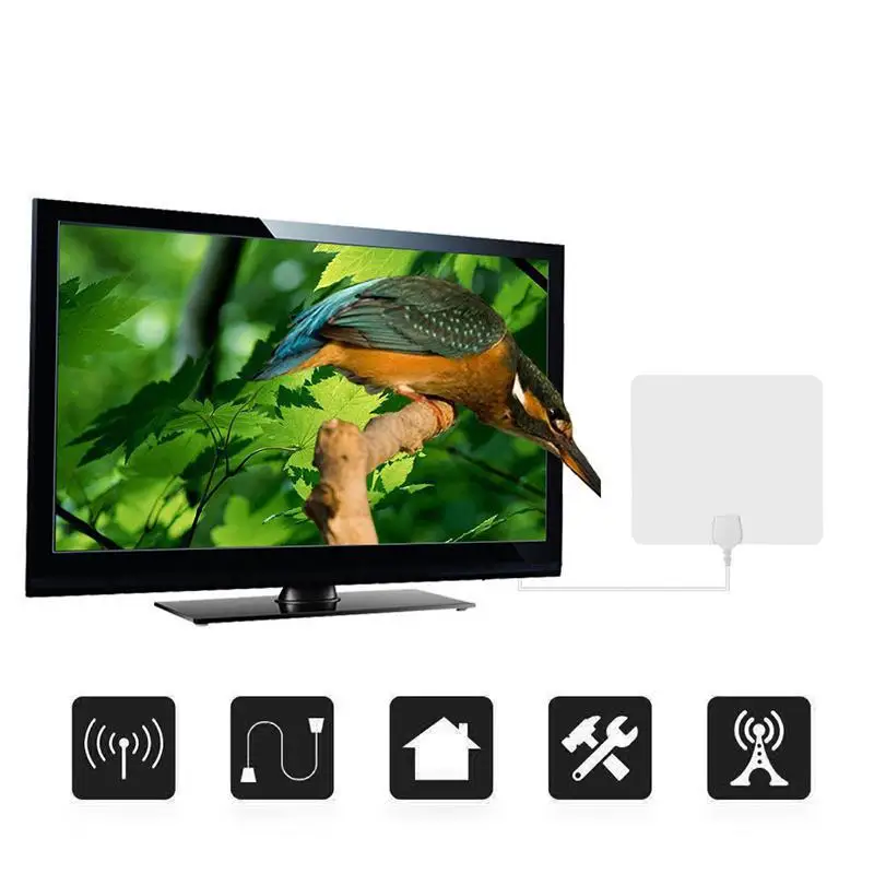 ТВ антенна HobbyLane d25 1080P 80 миль ATSC DVB ISDB|Телевизионные антенны| |
