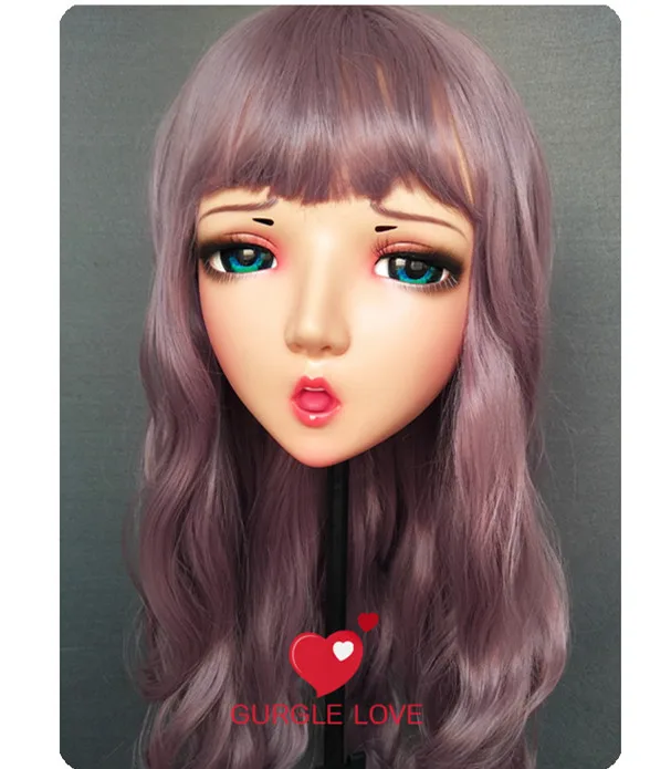 mask18 NEW-136) Женская Мужская маска реалистичные силиконовые маски Хэллоуин вечерние BJD Детские куклы кроссдресс Япония кигуруми маска Аниме Косплей - Цвет: mask18