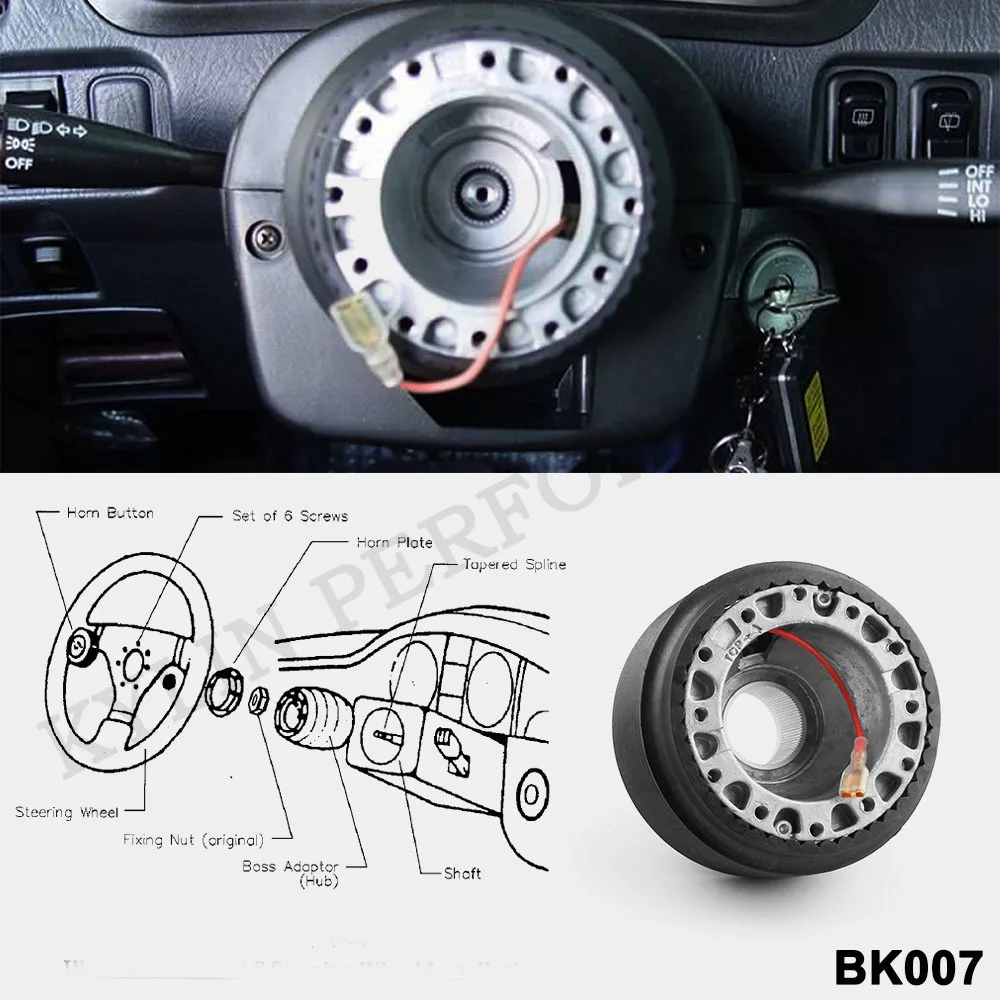 Магазин Kylin рулевого колеса ступицы адаптер пригодный для Volkswagen VW Golf MK3 HUB GOLF3|wheel