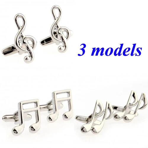 Модная запонка для музыкальных заметок 1 пара большая акция|cufflink cuff|cuff linksmusic note