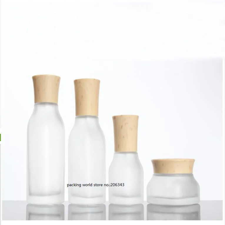 100 мл квадратное матовое стекло бутылка с винтовой крышкой для