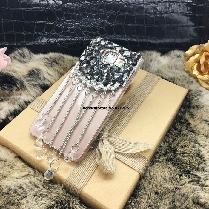 Блестящий Алмазный чехол для телефона Nokia 9 8 6 (2017) 5 3 Rhinestone Tassel защитная оболочка