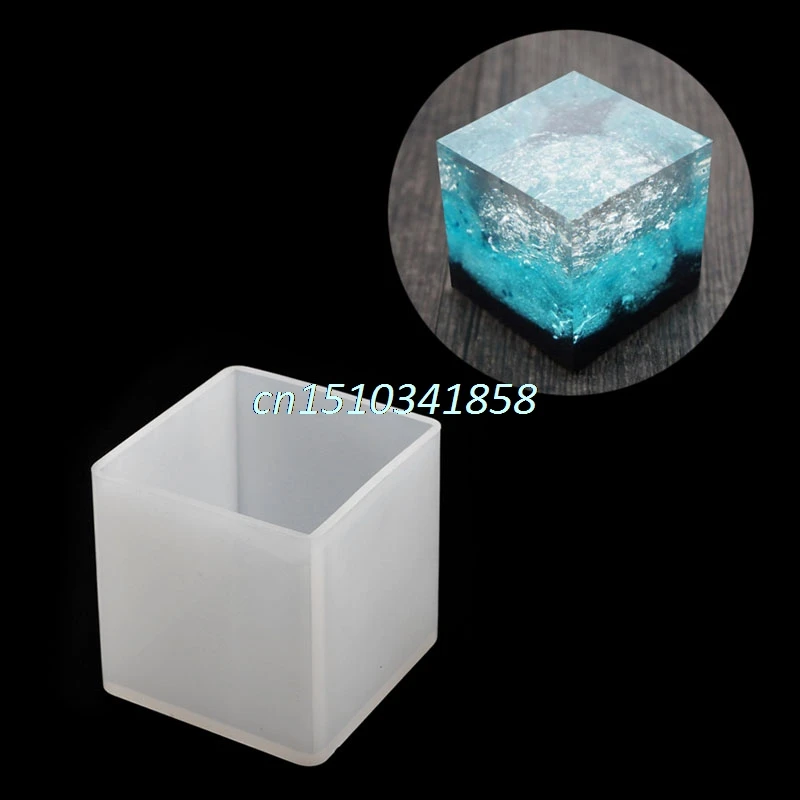 JAVRICK DIY силиконовая форма для изготовления подвески кубик ювелирных
