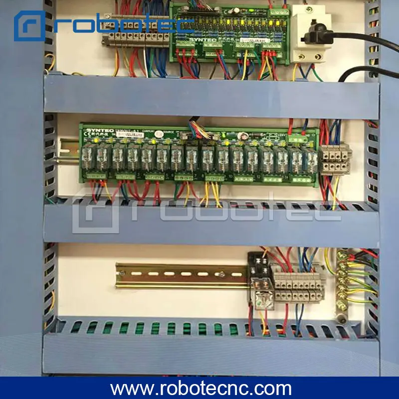 

8 tools position ATC CNC Router with HSD spindle , 4 axis linear auto tool changer wood milling machine