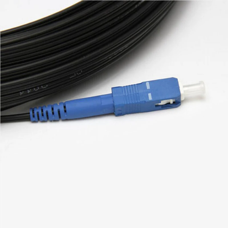 10 м наружный SC SM Simplex FTTH прямой патч-кабель одномодовый волоконно-оптический