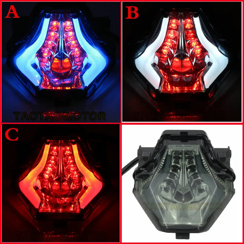 Задний фонарь для мотоцикла Yamaha R3 R25 MT07 2013 2014 2015 светодиодный стоп сигнал