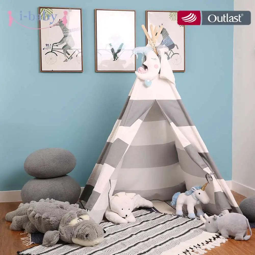I baby детская игровая палатка хлопковая холщовая для детей Cherokee Playhouse индийская