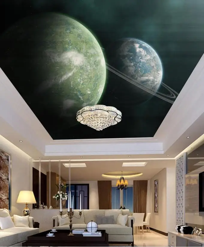 3D HD потолочные обои настенные фрески для гостиной детской комнаты домашний Декор