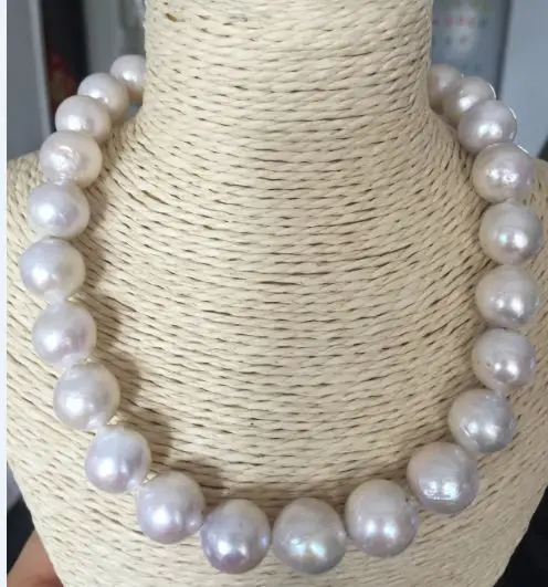 Comprar Collar De Perla Blanca De Mar Del Sur, 12-13mm, 18 Pulgadas