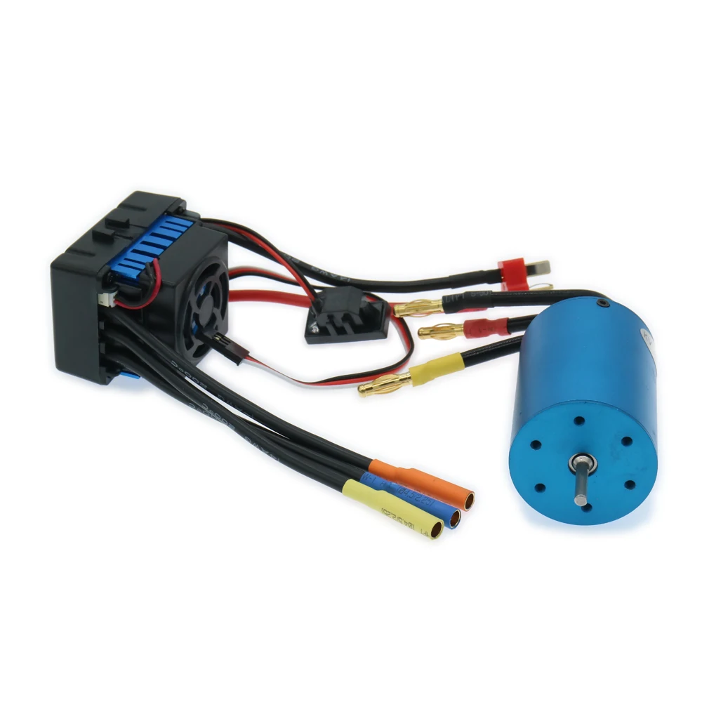 Водонепроницаемый Электронный регулятор скорости 45A Esc + бесщеточный двигатель