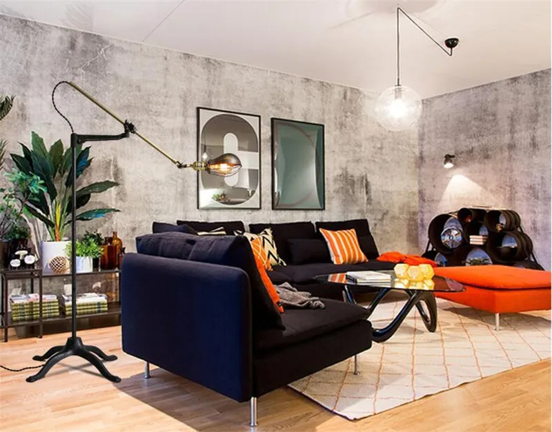 

Creative Iron Industrial Standing Lamps, floor lamps for living room Hotel Lighting Fixtures