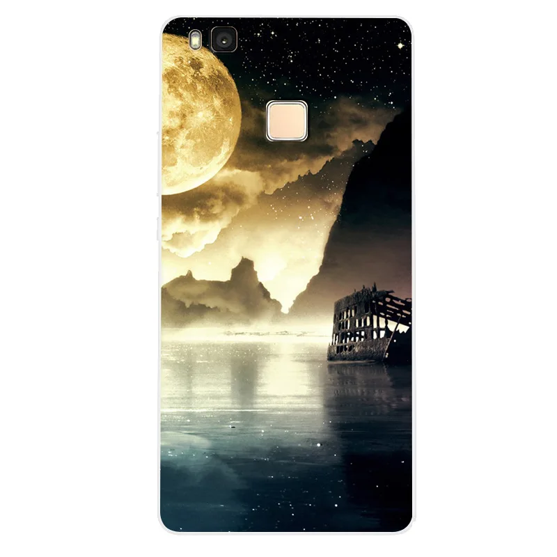 Модный чехол для телефона с милыми мультяшными животными Huawei P9 lite рисунком