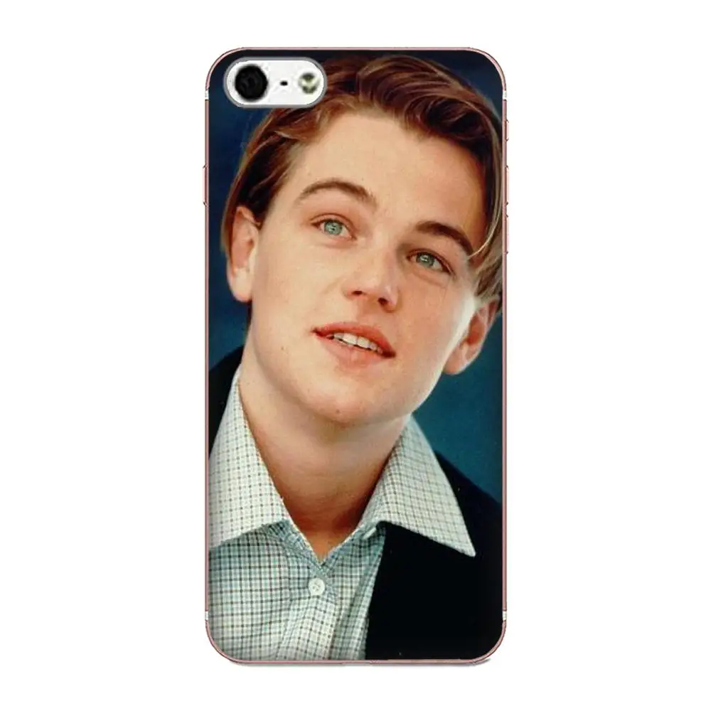 Мягкий термополиуретановый чехол для телефона Leonardo Dicaprio Young White Swan Portrait Xiaomi Redmi Mi