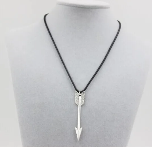 

New fashion jewelry long chain arrow pendant necklace gift for women girl Free shipping