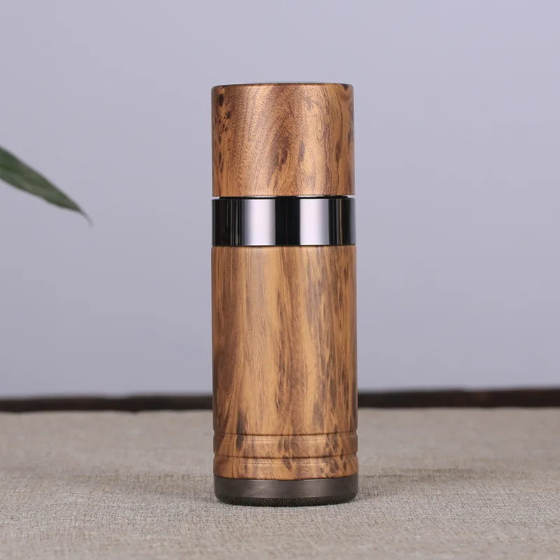 Имитация дерева изоляционная чашка с соломкой Питьевая подарок гравировальный