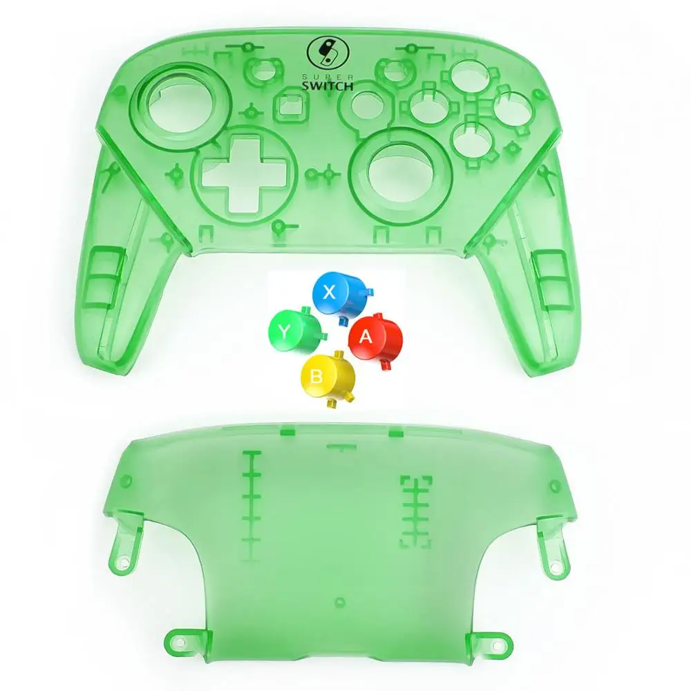 Green Myriann DIY удобная замена оболочки защитный чехол с кнопками для nintendo Switch Pro контроллер NS Joy-Con игры - Цвет: Green