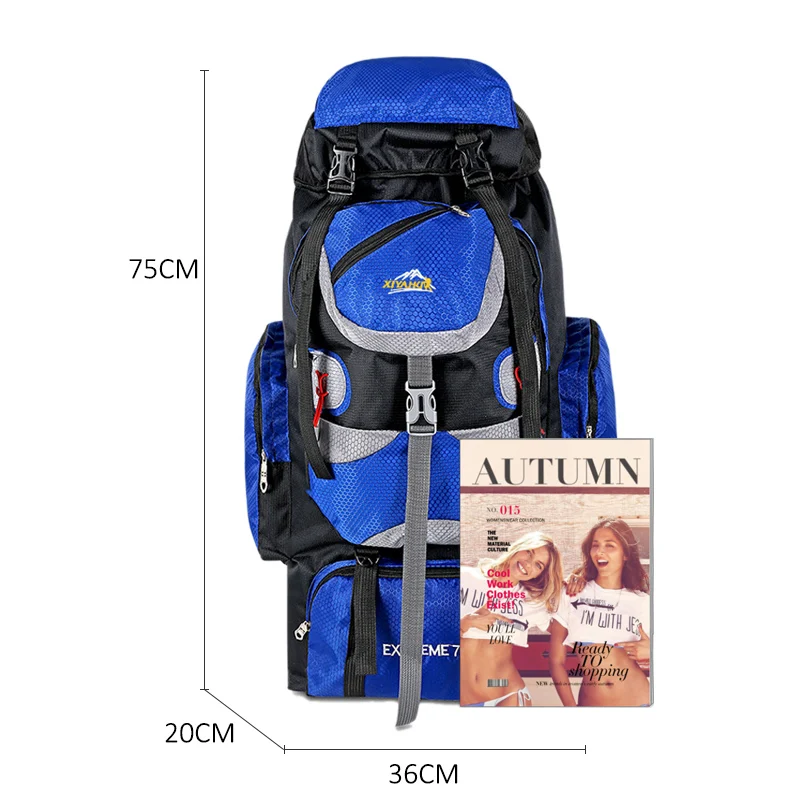 70L походный рюкзак походная сумка мужской уличные спортивные сумки дождевик