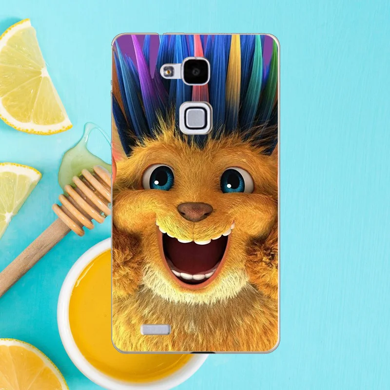 Q06 Phone Case For Huawei Mate 7 Mate7 MT7-TL00 MT7-TL10 MT7-L09 Case Cat Owl leopard Butterfly Flower Phone Hard PC Back Cover Case - Цвет: Q06