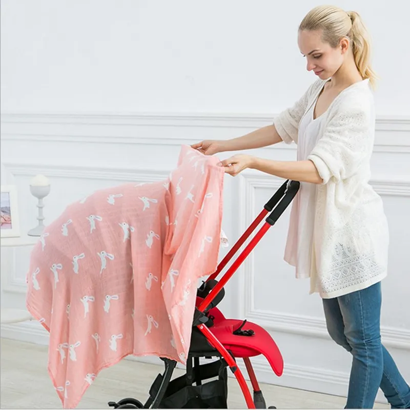 

100% Bamboo Fiber Multifunctional Envelopes For Newborns Receiving Blankets Bedding Infant Swaddle Towel Baby Blanket
