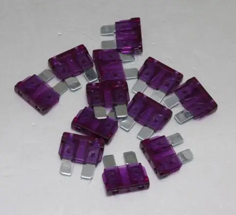 ATC Blade Fuse 3 AMP 100pc LOT 3A предохранители SKF-03-3A * 100 замена автомобильной аудиосистемы -