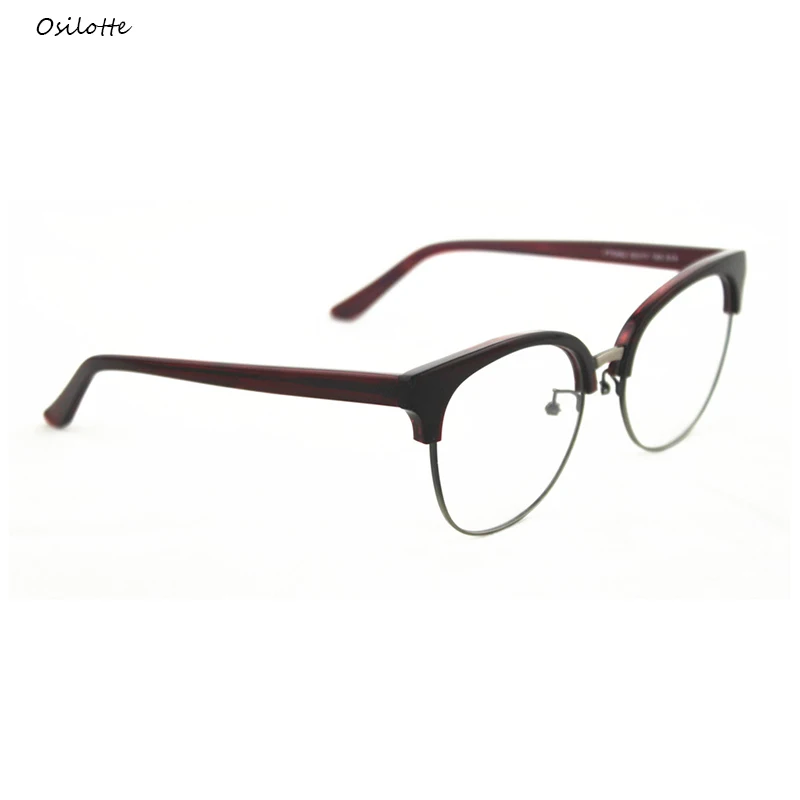 Accetat мужчины женщины Очки кадр ретро оптический бренд дизайнер близорукость