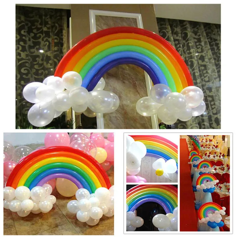 SPNVEBH 1 комплект радужные латексные шары Красочные DIY Гавайи Единорог Baby Shower