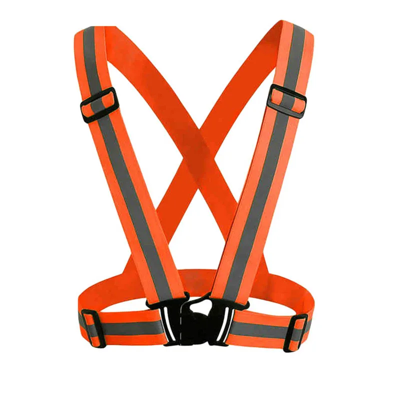 Chaleco Reflectante Cycling Straps Reflective The Adjustable Fluorescent Security Night Vest Green Equipment |