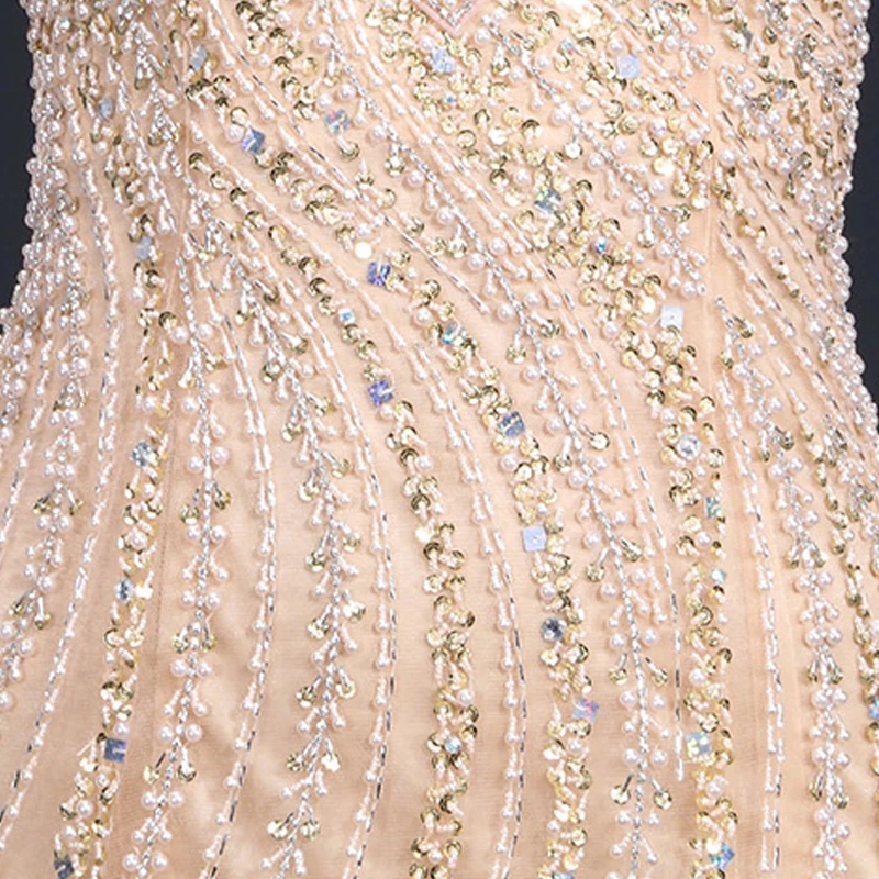 

LPTUTTI Beading Crystal New For Women Elegant Date Ceremony Party Prom Gown Formal Gala Events Luxury Long Evening Dresses