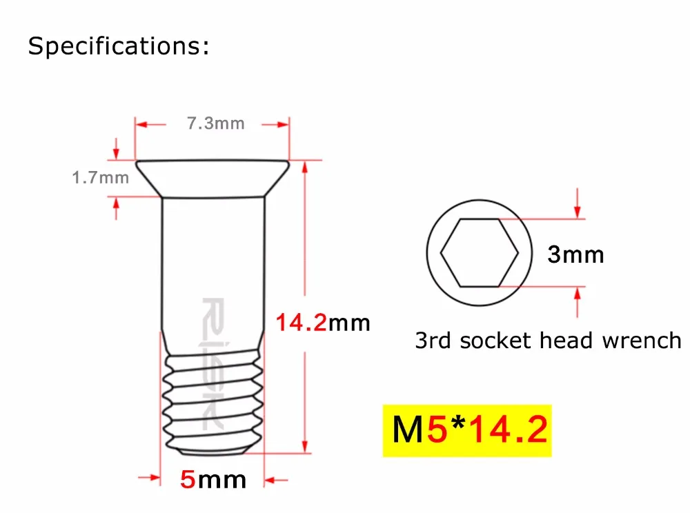 2 шт. Задний рычаг переключения передач для велосипеда M5 * 14 мм|bicycle rear derailleur|bike