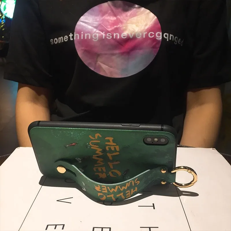 Чехол MKS зеленого летнего цвета с милым синим китом и браслетом для плавания в море для Huawei Mate 8 9 10 20 Pro Mate20 X 5G.