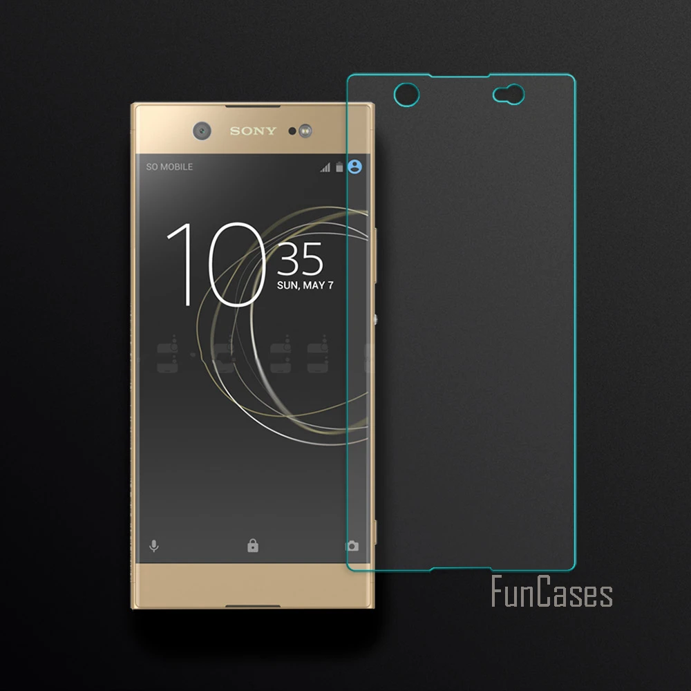 2.5D закругленные края экрана для Sony Xperia xa1 ультра закаленное стекло Ультра