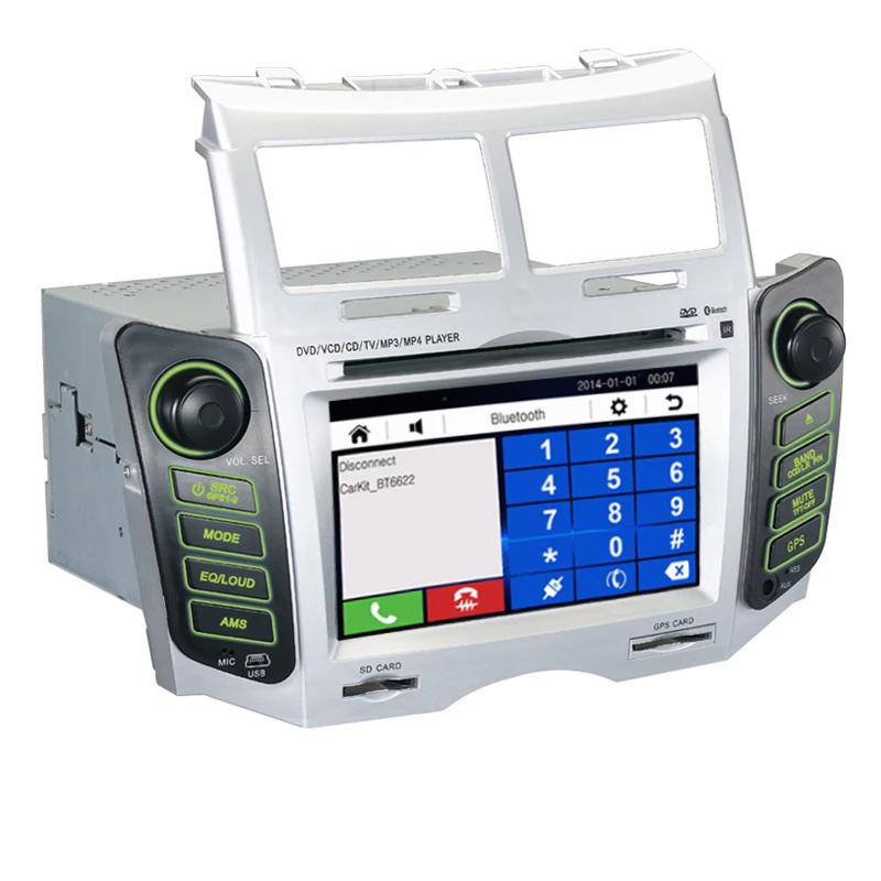 Автомобильный DVD плеер с емкостным сенсорным экраном 6 2 дюйма GPS навигация для Toyota