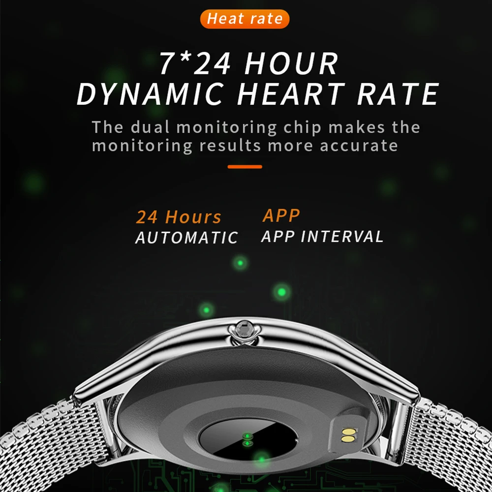 Смарт часы Timethinker SN58 OLED цветной экран умные для женщин модный фитнес трекер