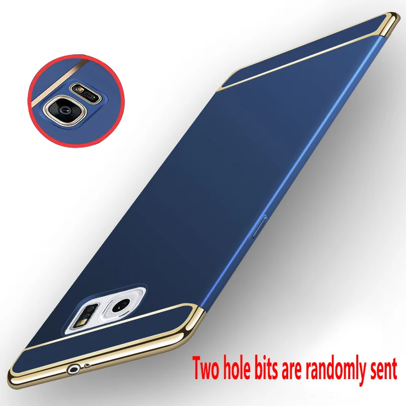 Чехол для samsung Galaxy S6 Edge чехол телефона сумка 3 в 1 роскошный пластиковый жесткий