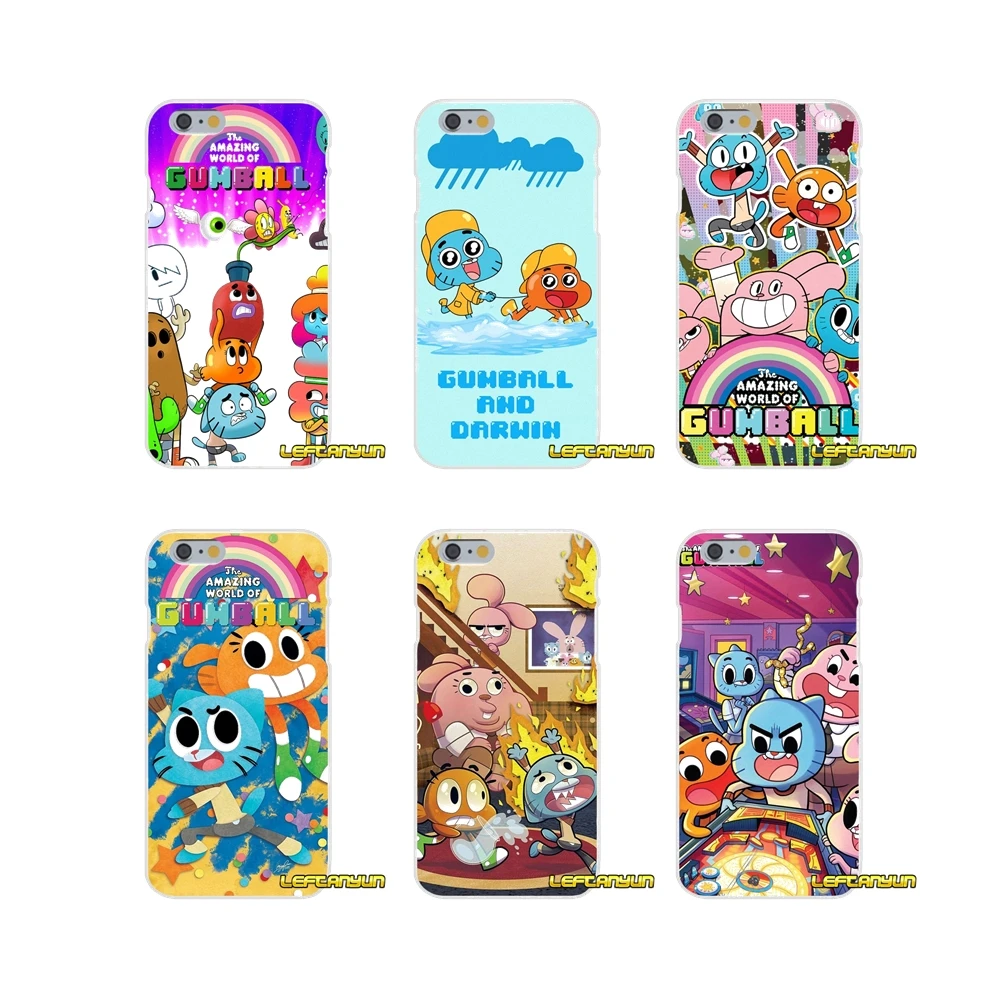 Милые удивительный мир Gumball Тонкий силиконовый чехол для телефона iPhone X 4 4S 5 5S 5C SE 6