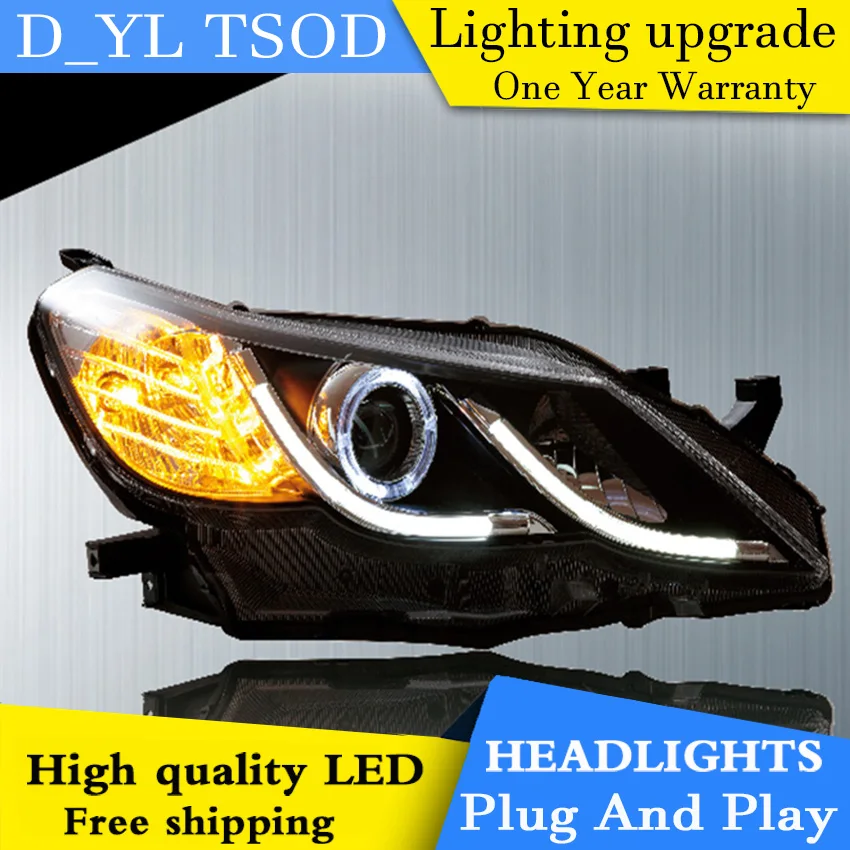 Стайлинг автомобиля для Toyota Mark X фары 2012 светодиодная фара drl проектор H7 hid