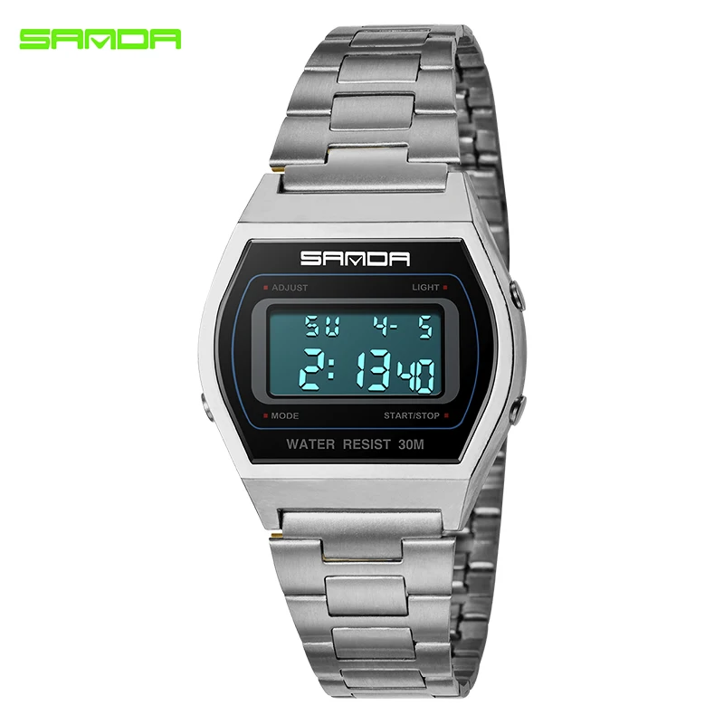 SANDA reloj deportivo женские цифровые модные часы Лидирующий бренд Роскошные