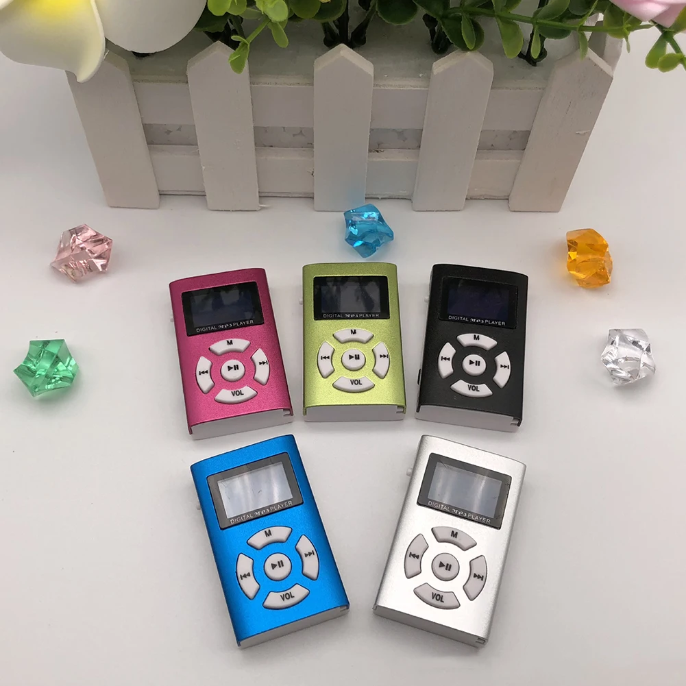 Hifi USB мини MP3 музыкальный плеер экран Поддержка LCD 32gb спортивный 5 видов цветов |
