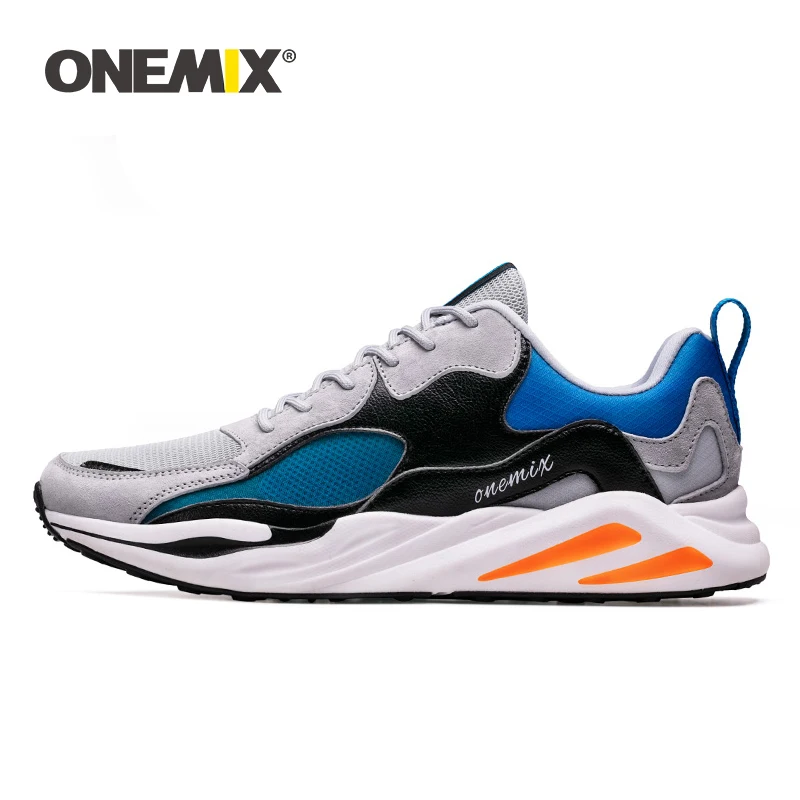 ONEMIX 2021 New Style Sneakers Men Outdoor Anti-skid Casual Shoes Man Trendy Zapatillas De Deporte Leisure Footwear Male | Спорт и