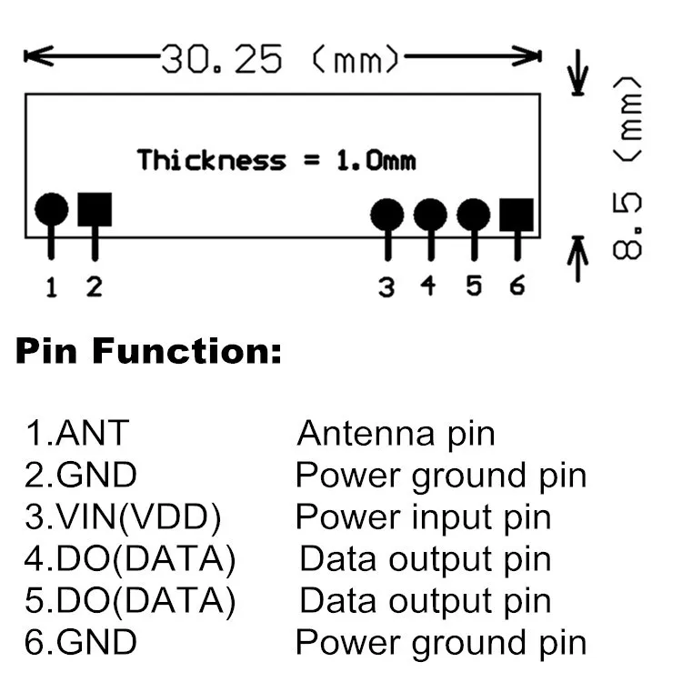 

Wholesale 1000pcs superheterodyne 433mhz rf Wireless receiver Module small size low power For remote control