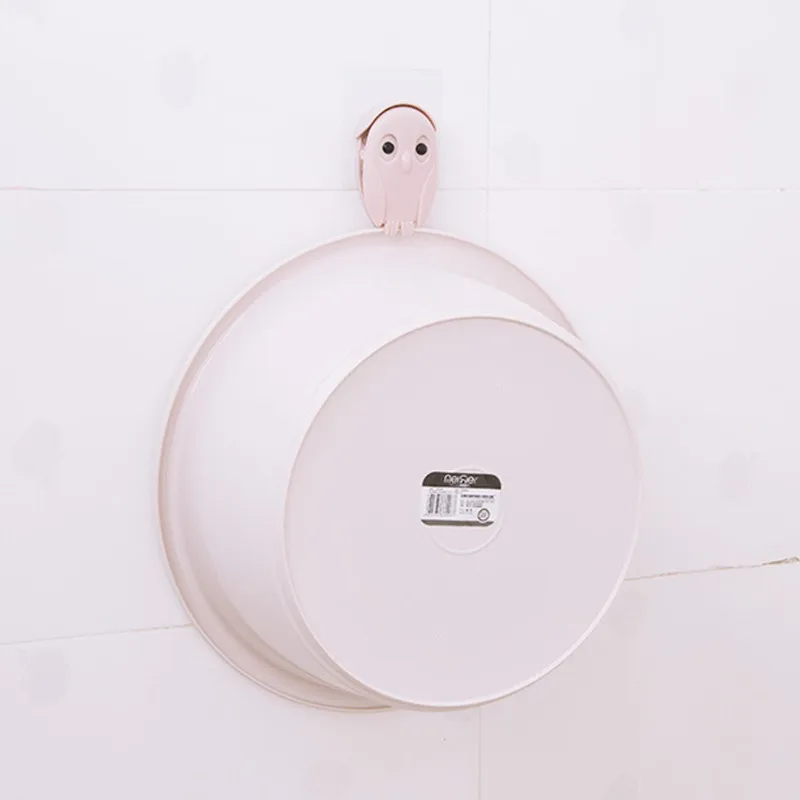 Крючок для хранения в форме совы многофункциональный настенный клей крючок