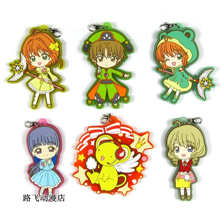Чехол для карт/SAKU/KINOMOTO SAKURA/DAIDOUJI TOMOYO/LI SYAORAN/японская фигурка аниме, подвеска для ключей/брелок/ремешок