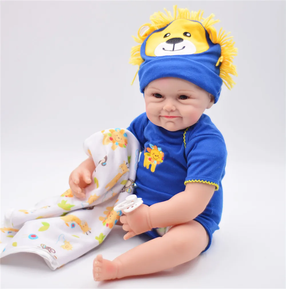 

Кукла-новорожденный мальчик npkdoll, силиконовая, 22 дюйма