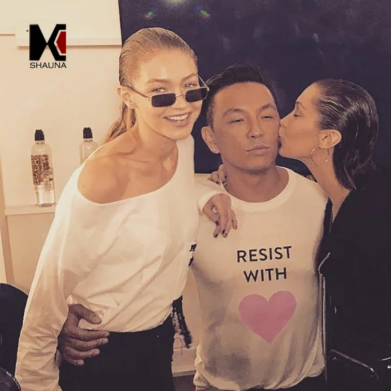 SHAUNA трендовые женские маленькие квадратные солнцезащитные очки популярные мужские желтые линзы очки UV400