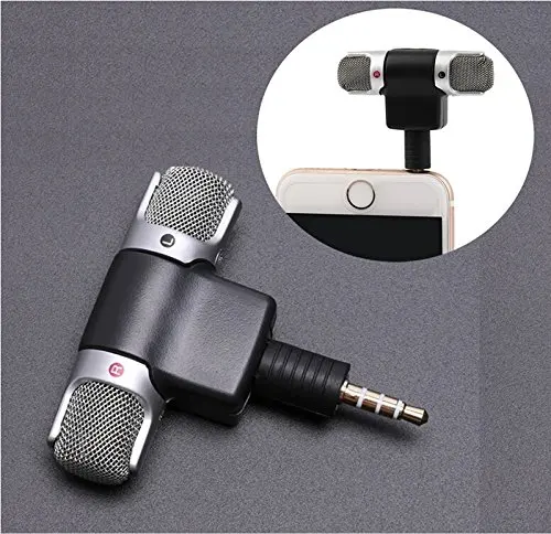 3.5MM Stereo Electret Condenser Microphone ECM-DS70P Clear Voice Mini Mic For Sony iPhone Samsung Android Phones and Tablet PC |
