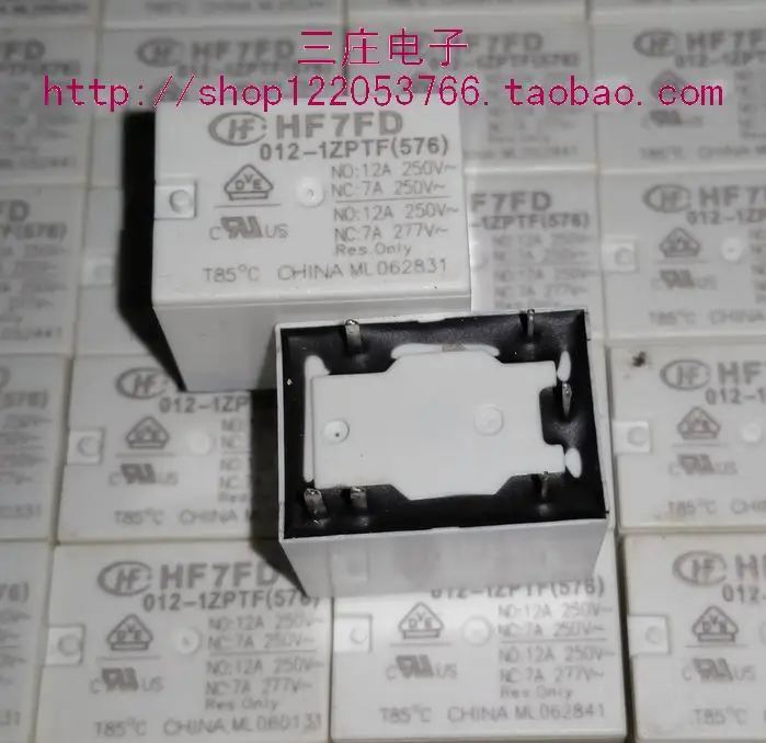 

Relay HF7FD 012-1ZPTF (576) 4123-1C-12V-6P-12A