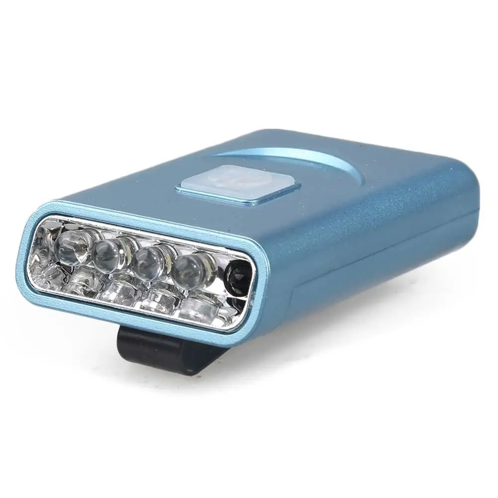 1 шт. перезаряжаемый 5 LED сенсор голова Кепка шапка лампа свет USB налобный фонарь