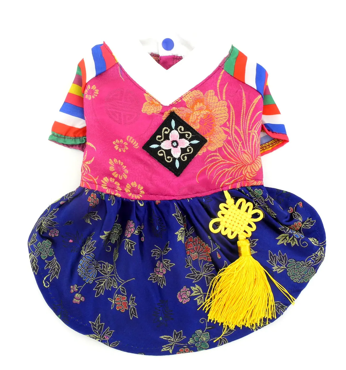 2017 Одежда для питомцев маленьких собак кошек традиционная вышивка корейский